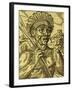 Chief of Tribe of Cannibals, Engraving from Universal Cosmology-Andre Thevet-Framed Giclee Print