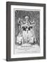 Chief Powhatan, Smith's General Historie of Virginia, New England and the Summer Isles, c.1624-null-Framed Giclee Print