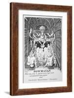 Chief Powhatan, Smith's General Historie of Virginia, New England and the Summer Isles, c.1624-null-Framed Giclee Print