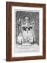 Chief Powhatan, Smith's General Historie of Virginia, New England and the Summer Isles, c.1624-null-Framed Giclee Print