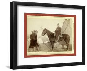 Chief Rocky Bear's Home-John C. H. Grabill-Framed Giclee Print