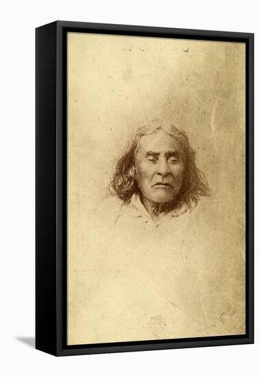 Chief Seattle, Circa 1865-Joseph Thwaites-Framed Stretched Canvas