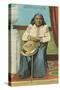 Chief Seattle with Basket-null-Stretched Canvas