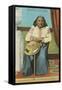 Chief Seattle with Basket-null-Framed Stretched Canvas