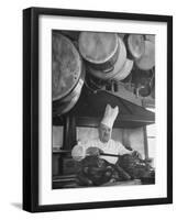 Chief Serving Food-Marie Hansen-Framed Photographic Print