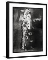 Chief Shikoba Featherbeard-Grand Ole Bestiary-Framed Art Print