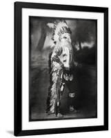 Chief Shikoba Featherbeard-Grand Ole Bestiary-Framed Art Print