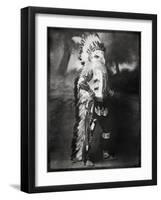 Chief Shikoba Featherbeard-Grand Ole Bestiary-Framed Art Print