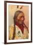 Chief Sitting Bull, Sioux Indian-null-Framed Art Print