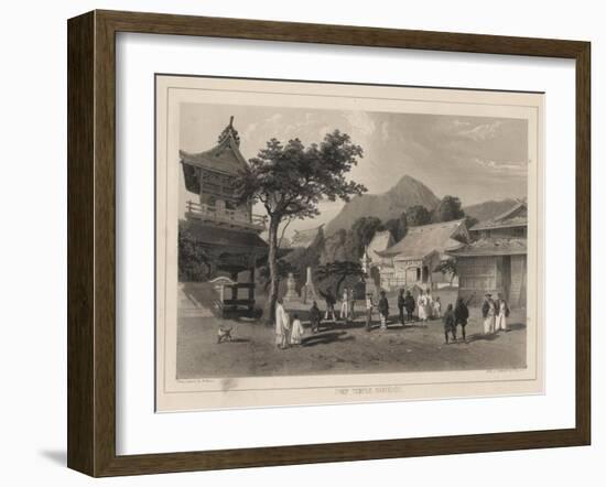 Chief Temple, Hakodadi, 1855-Wilhelm Joseph Heine-Framed Giclee Print