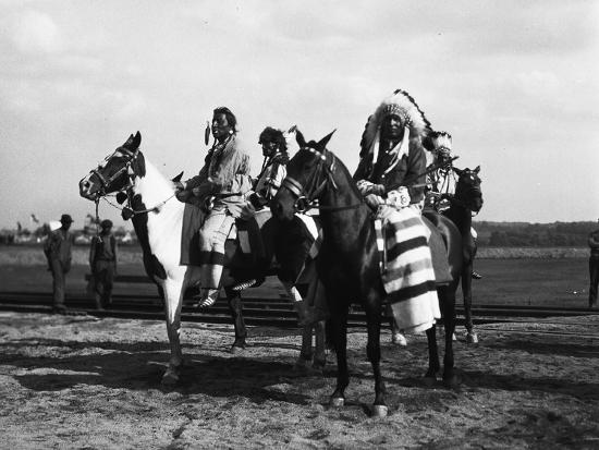 'Chief Two Guns White Calf and Bird Rattler Ready for the Pageant ...