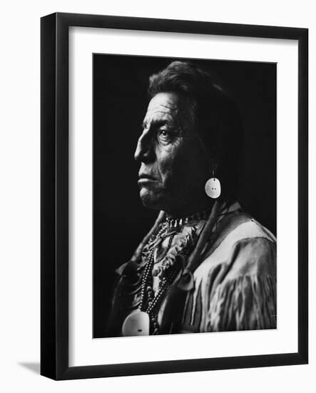 Chief Two Guns White Calf-null-Framed Premium Photographic Print