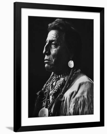 Chief Two Guns White Calf-null-Framed Photographic Print