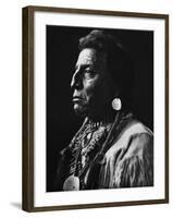Chief Two Guns White Calf-null-Framed Photographic Print