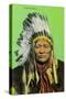 Chief Washakie Portrait-Lantern Press-Stretched Canvas