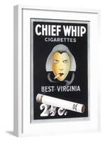Chief Whip Cigarettes-null-Framed Art Print