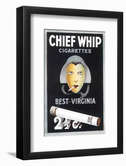 Chief Whip Cigarettes-null-Framed Art Print