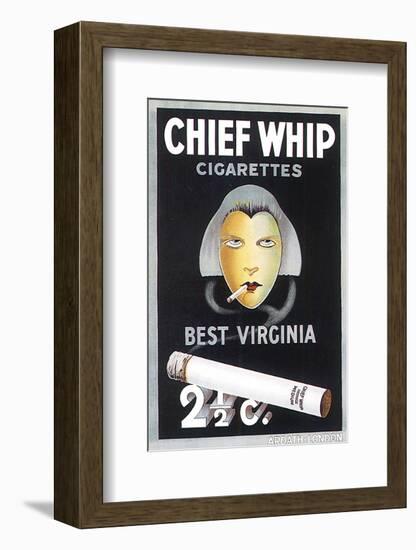 Chief Whip Cigarettes-null-Framed Art Print