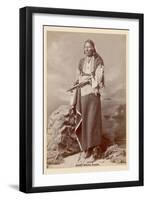 Chief White Eagle-null-Framed Art Print