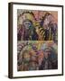 Chiefs Quadrant-Dean Russo-Framed Giclee Print