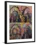 Chiefs Quadrant-Dean Russo-Framed Giclee Print