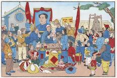 Ready to Submit a Production Report to Chairman Mao-Chien Ying Chang-Art Print