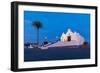 Chiesa del Soccorso at dawn with Full Moon, Forio, Island of Ischia, Campania, Italy, Europe-Neil Farrin-Framed Photographic Print