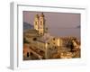 Chiesa della Conceszione Church Detail, Laigueglia, Riviera di Ponente, Liguria, Italy-Walter Bibikow-Framed Photographic Print