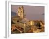 Chiesa della Conceszione Church Detail, Laigueglia, Riviera di Ponente, Liguria, Italy-Walter Bibikow-Framed Photographic Print