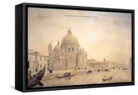 Chiesa Della Salute, Grand Canal, Venice-Gaspar van Wittel-Framed Stretched Canvas