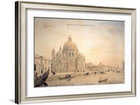 Chiesa Della Salute, Grand Canal, Venice-Gaspar van Wittel-Framed Giclee Print