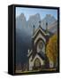 Chiesa di San Sebastiano in Falcade in Val Biois, Pale di San Martino. Italy.-Martin Zwick-Framed Stretched Canvas