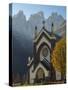 Chiesa di San Sebastiano in Falcade in Val Biois, Pale di San Martino. Italy.-Martin Zwick-Stretched Canvas