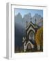 Chiesa di San Sebastiano in Falcade in Val Biois, Pale di San Martino. Italy.-Martin Zwick-Framed Photographic Print