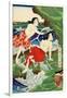 Chigogafuji Enishima, Woman Divers-Yoshitoshi Tsukioka-Framed Giclee Print