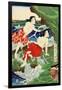 Chigogafuji Enishima, Woman Divers-Yoshitoshi Tsukioka-Framed Giclee Print