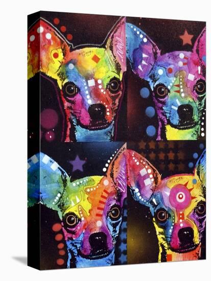 Chihuahua 4x-Dean Russo-Stretched Canvas