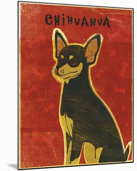 Chihuahua (black and tan)-John Golden-Mounted Giclee Print