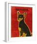 Chihuahua (black and tan)-John Golden-Framed Art Print