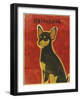 Chihuahua (black and tan)-John W Golden-Framed Giclee Print