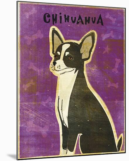 Chihuahua (black and white)-John Golden-Mounted Giclee Print