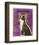 Chihuahua (black and white)-John W^ Golden-Framed Art Print