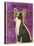 Chihuahua (black and white)-John W Golden-Stretched Canvas