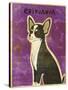 Chihuahua (black and white)-John W Golden-Stretched Canvas