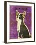 Chihuahua (black and white)-John W Golden-Framed Giclee Print