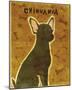 Chihuahua (black)-John Golden-Mounted Giclee Print