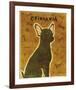 Chihuahua (black)-John Golden-Framed Giclee Print