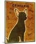 Chihuahua (black)-John W^ Golden-Mounted Art Print