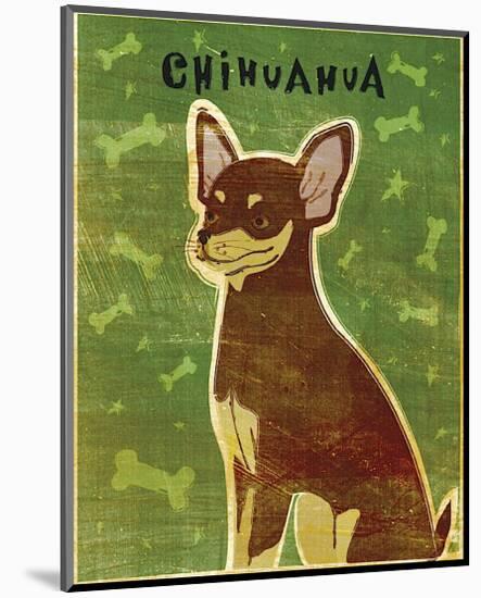 Chihuahua (chocolate and tan)-John Golden-Mounted Giclee Print