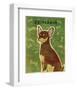 Chihuahua (chocolate and tan)-John W^ Golden-Framed Art Print